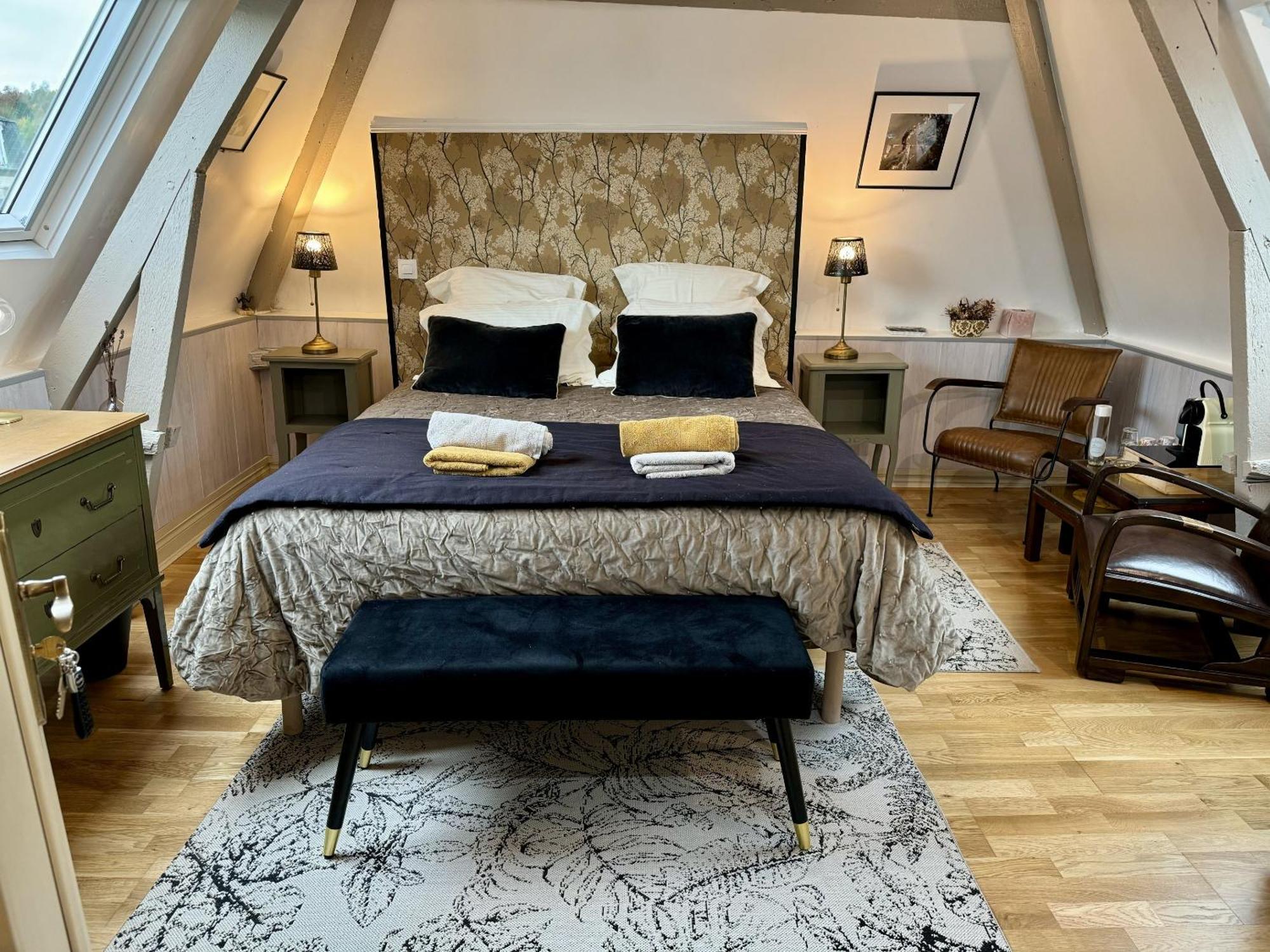 Honfleur, Entre Terre & Estuaire Bed & Breakfast La Rivière-Saint-Sauveur Rom bilde